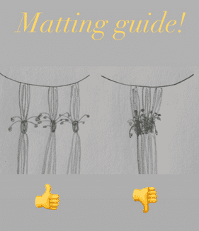 Matting guide