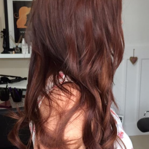 Woman with long hair